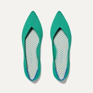 Rothy’s The Point flats in Shamrock